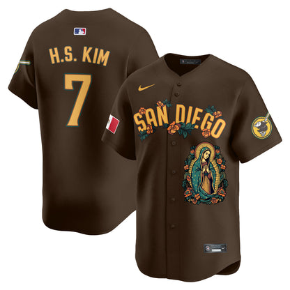 Padres Mexico Guadalupe Vapor Premier Limited Jersey - Printed