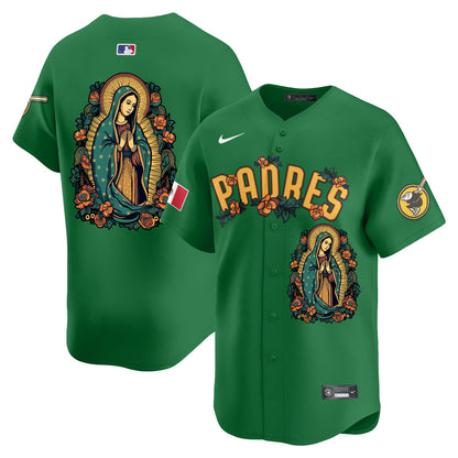 Padres Mexico Guadalupe Vapor Premier Limited Jersey - Printed