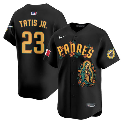 Padres Mexico Guadalupe Vapor Premier Limited Jersey - Printed