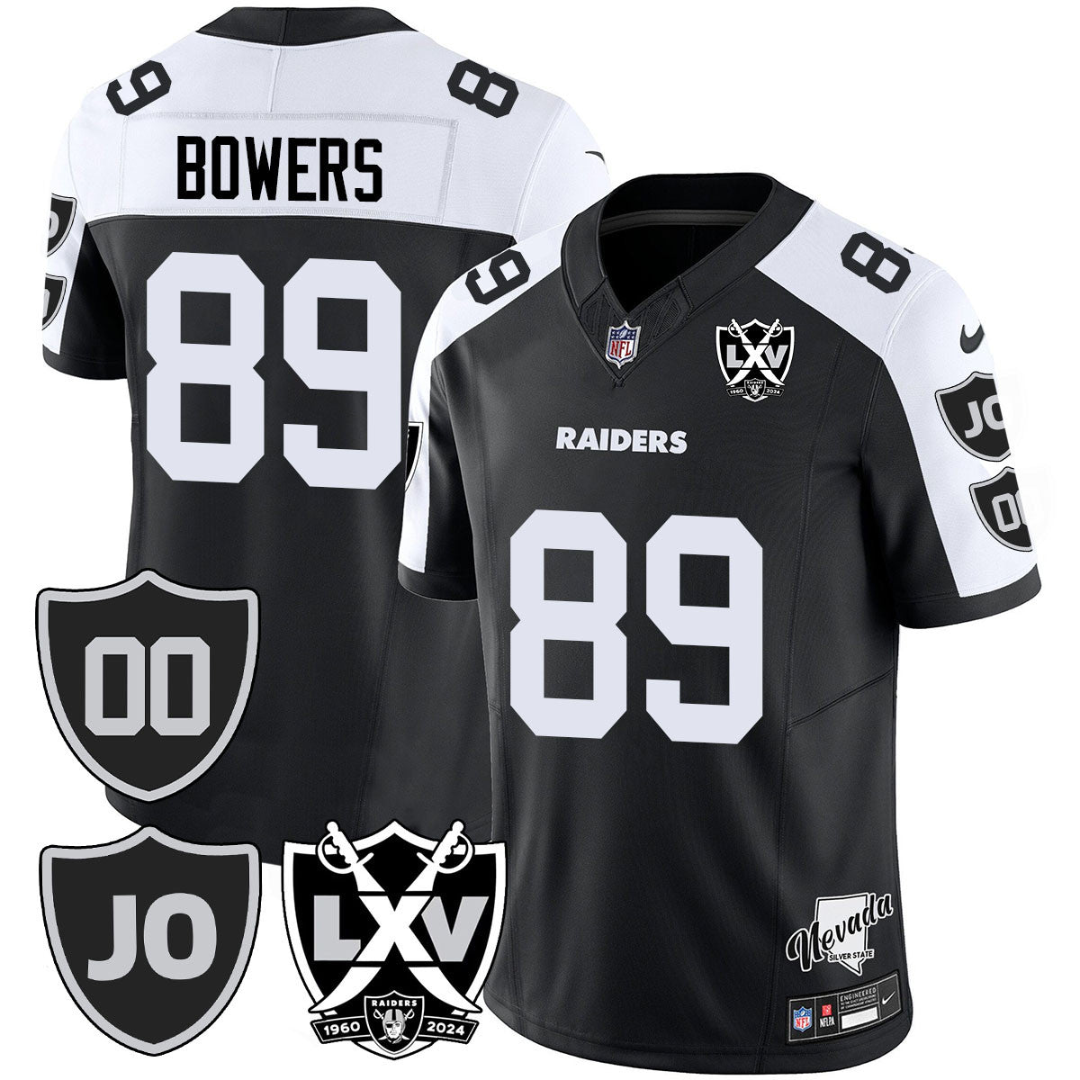 Raiders Vapor Limited Jersey - All Stitched - Honor Jim Otto