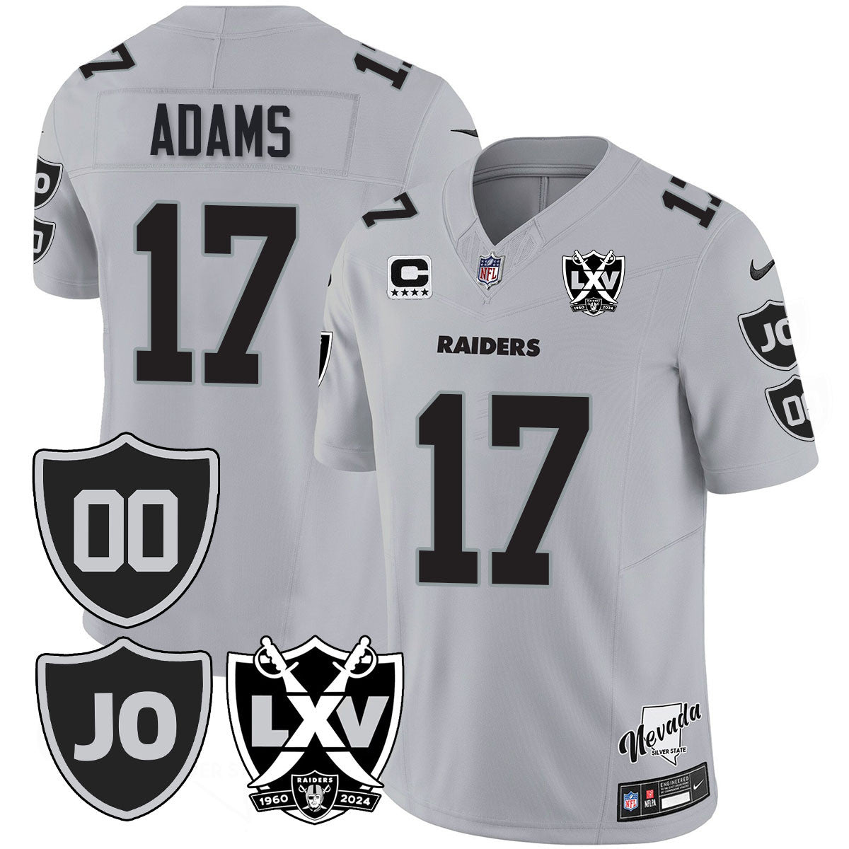 Raiders Vapor Limited Jersey - All Stitched - Honor Jim Otto