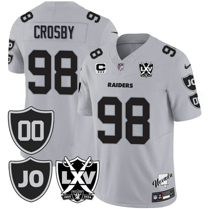 Raiders Vapor Limited Jersey - All Stitched - Honor Jim Otto