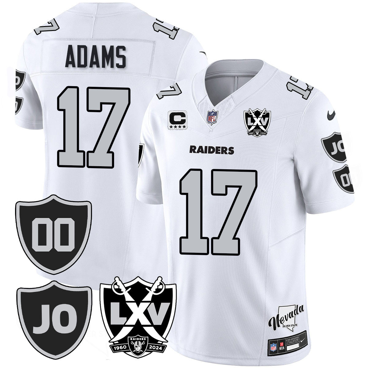 Raiders Vapor Limited Jersey - All Stitched - Honor Jim Otto