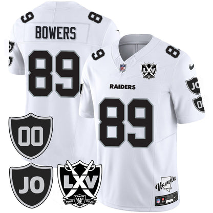 Raiders Vapor Limited Jersey - All Stitched - Honor Jim Otto