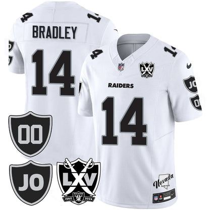Raiders Vapor Limited Jersey - All Stitched - Honor Jim Otto