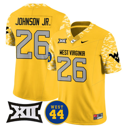 West Virginia Mountaineers 2024 Vapor Limited Jersey - All Stitched - Honor Jerry West