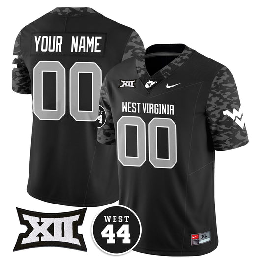 Custom West Virginia Mountaineers 2024 Vapor Limited Jersey - All Stitched - Honor Jerry West