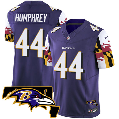 Ravens Maryland Flag Vapor Limited Jersey V2 - All Stitched