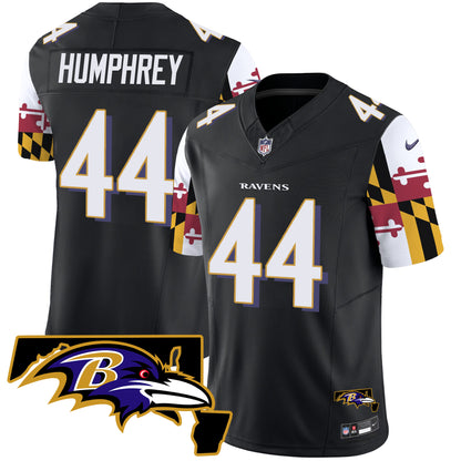 Ravens Maryland Flag Vapor Limited Jersey V2 - All Stitched