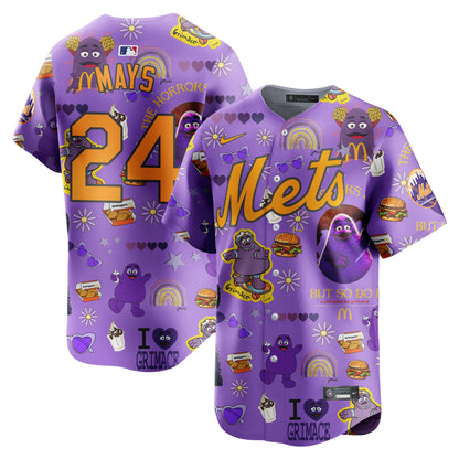 Mets Grimace McDonald's Vapor Premier Limited Jersey - Printed