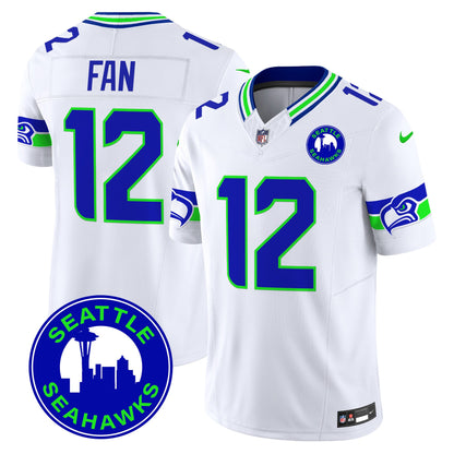 Seahawks 2024 Seattle City Patch Vapor Limited Jersey - All Stitched