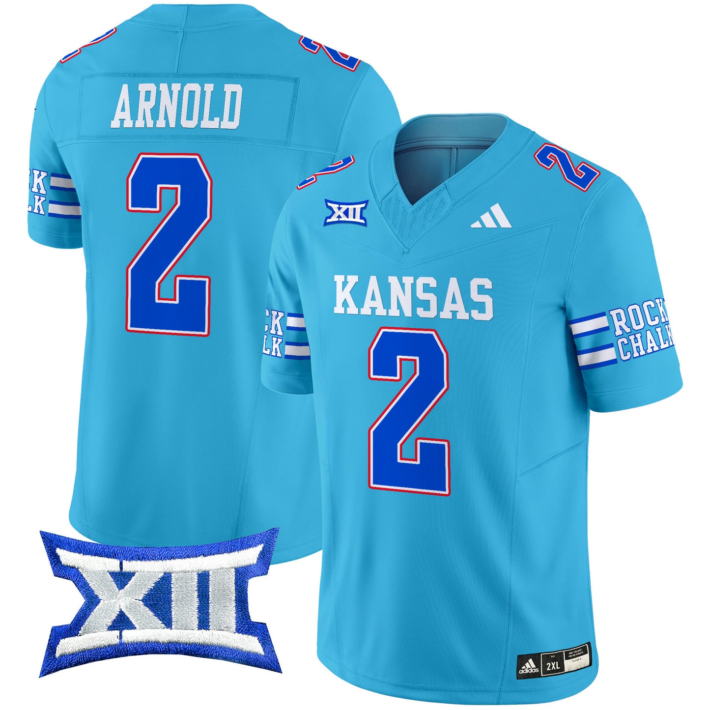 Kansas Jayhawks 2024 Vapor Limited Jersey - All Stitched