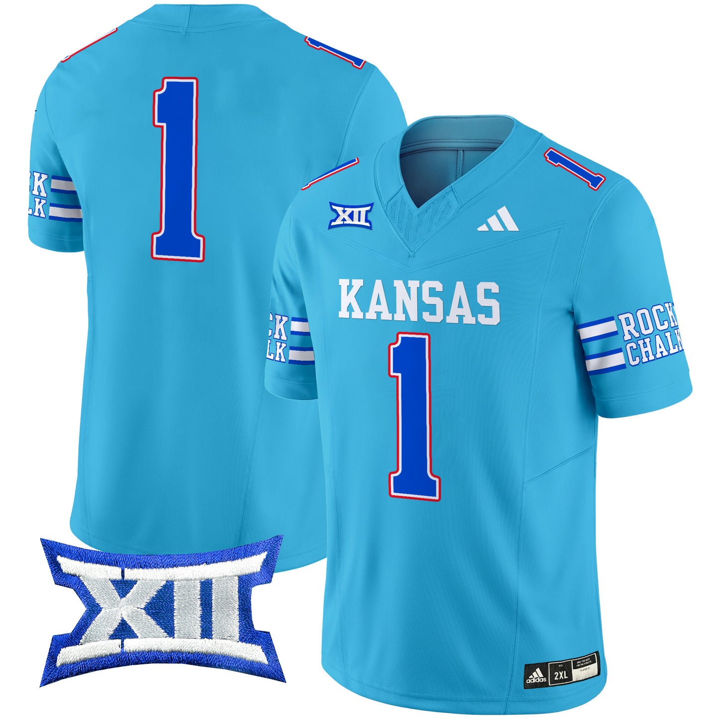 Kansas Jayhawks 2024 Vapor Limited Jersey - All Stitched