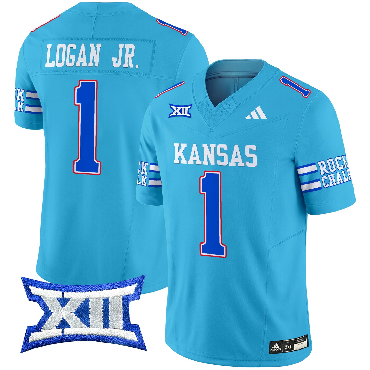 Kansas Jayhawks 2024 Vapor Limited Jersey - All Stitched