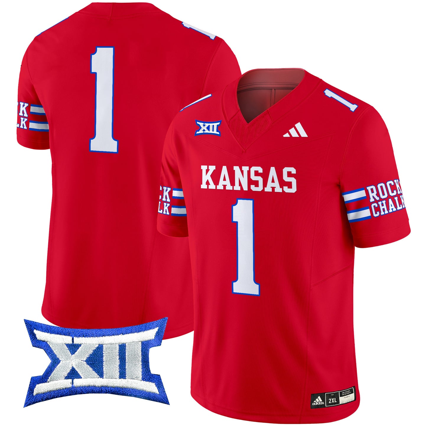 Kansas Jayhawks 2024 Vapor Limited Jersey - All Stitched