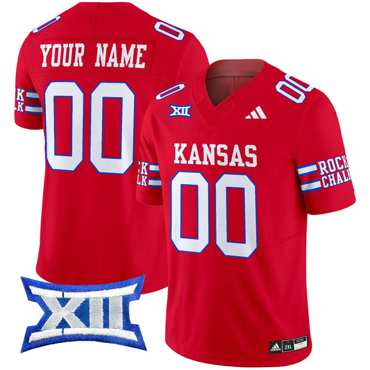 Kansas Jayhawks 2024 Vapor Limited Custom Jersey - All Stitched