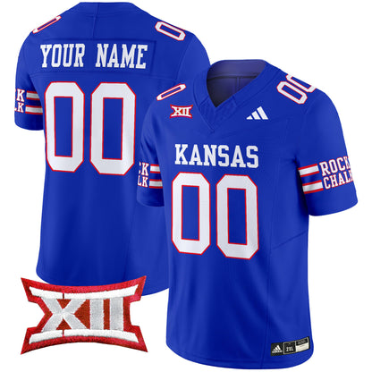 Kansas Jayhawks 2024 Vapor Limited Custom Jersey - All Stitched