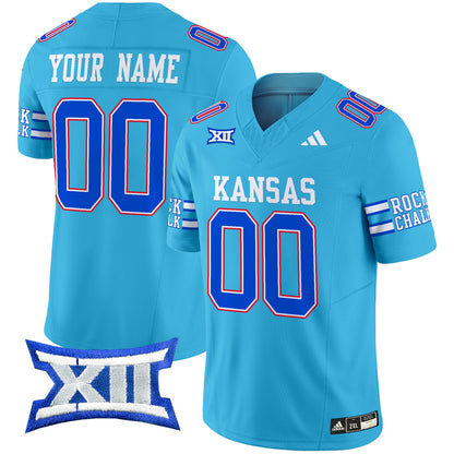 Kansas Jayhawks 2024 Vapor Limited Custom Jersey - All Stitched