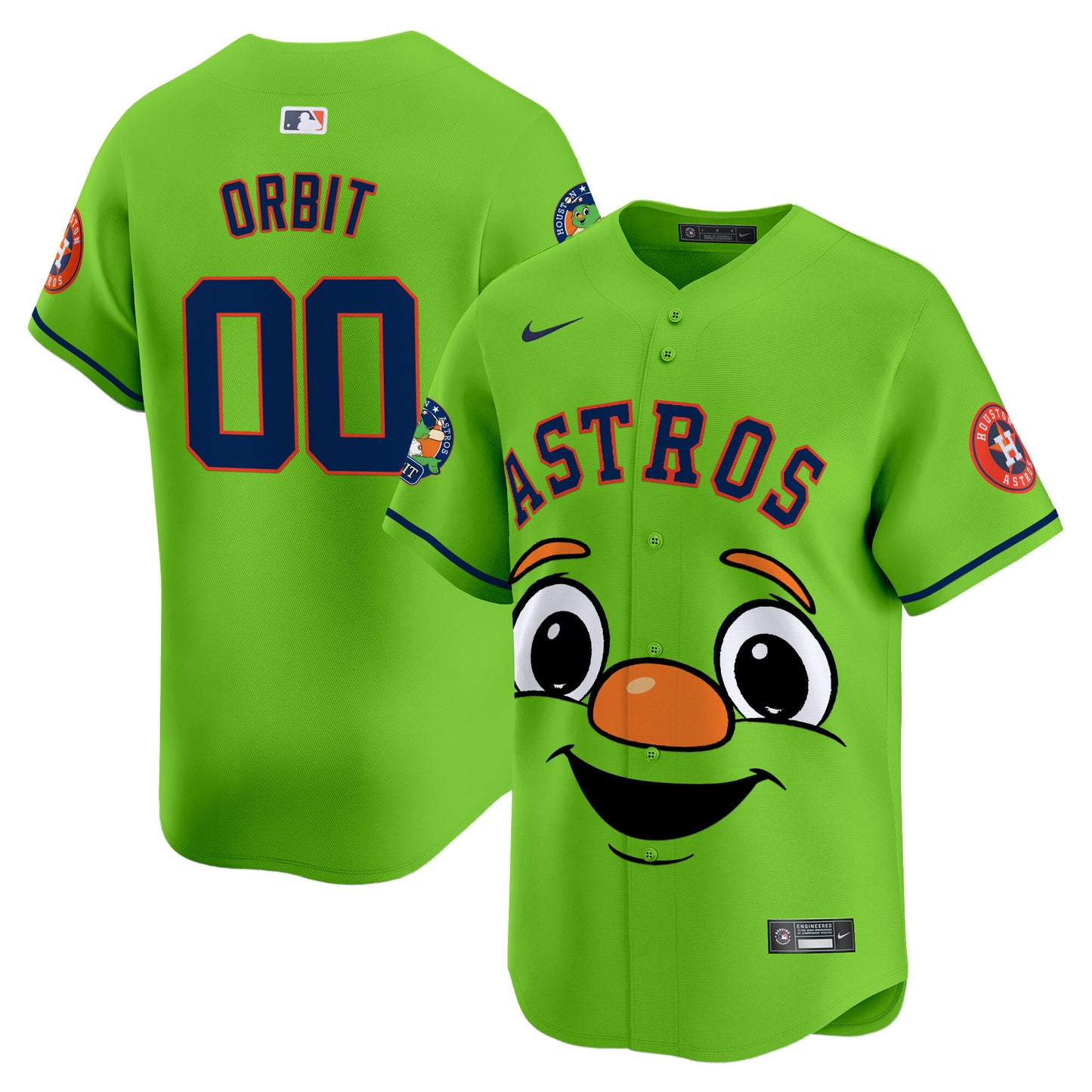 Astros Orbit Vapor Premier Limited Jersey - Printed