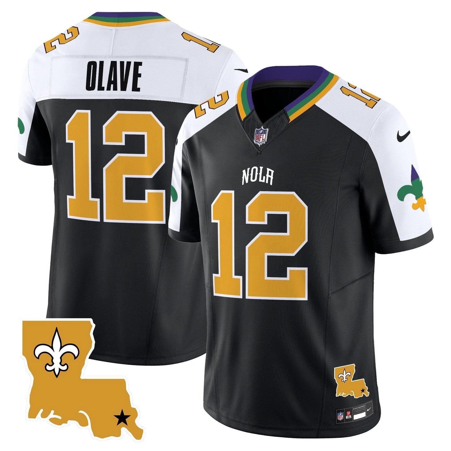 Saints 2024 New Orleans City Vapor Limited Jersey - All Stitched