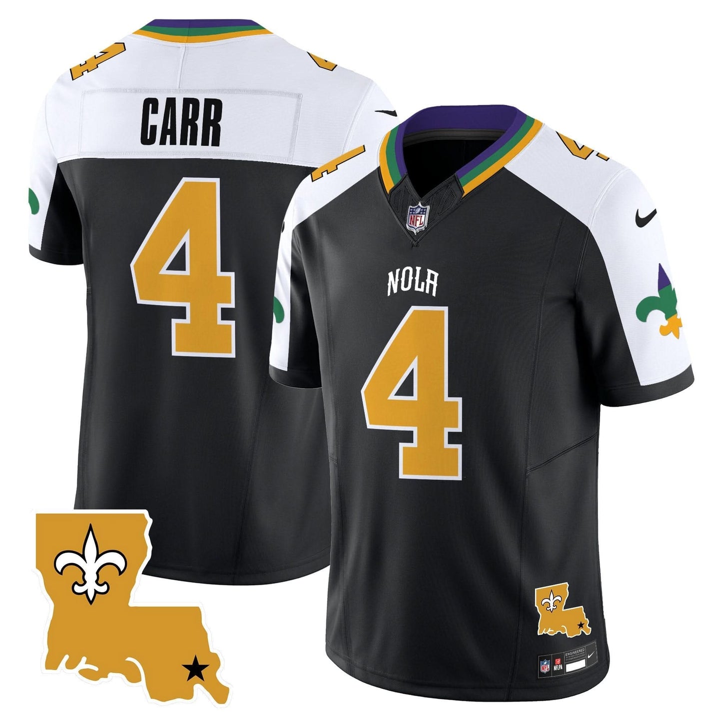 Saints 2024 New Orleans City Vapor Limited Jersey - All Stitched