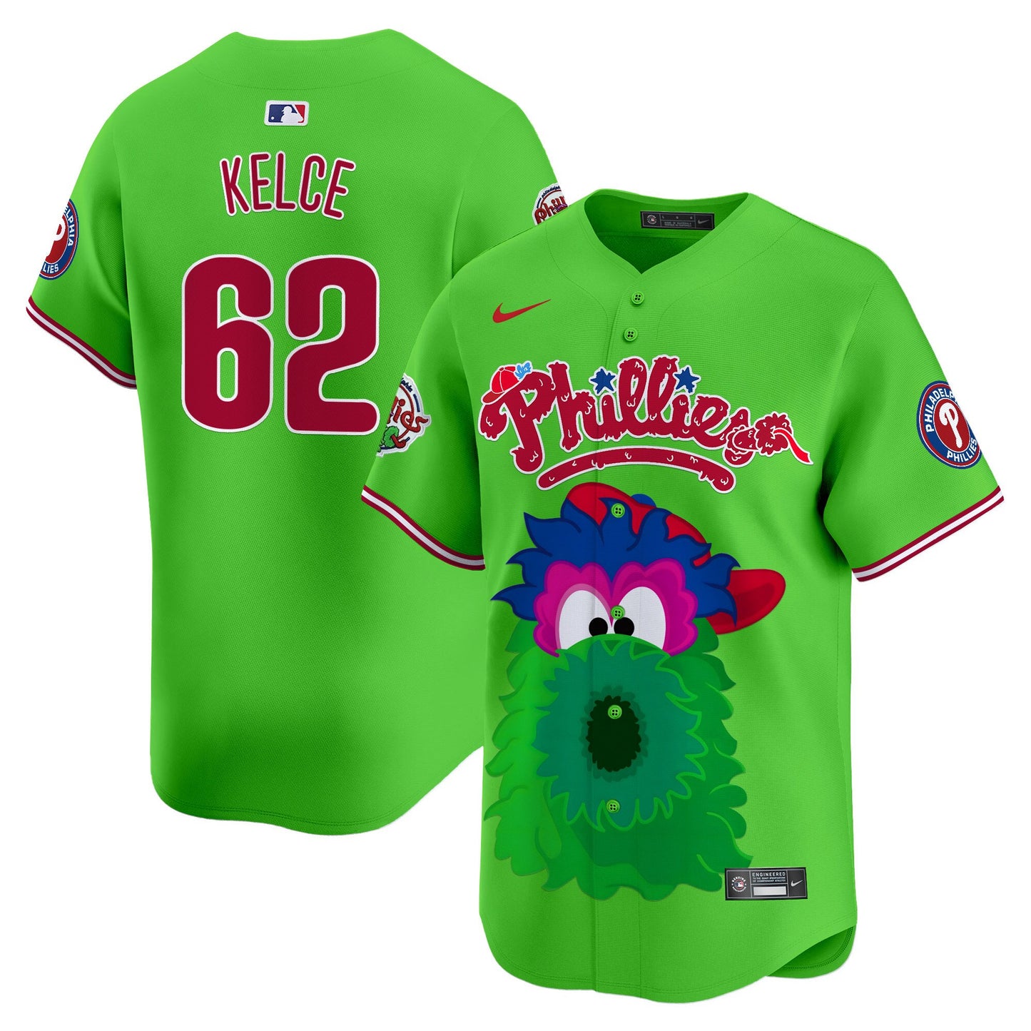 Phillies Phanatic Vapor Premier Limited Jersey V2- Printed