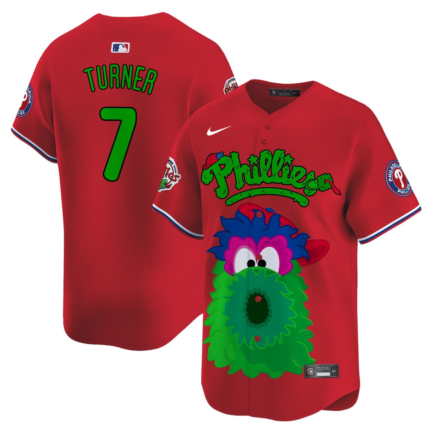 Phillies Phanatic Vapor Premier Limited Jersey V2- Printed