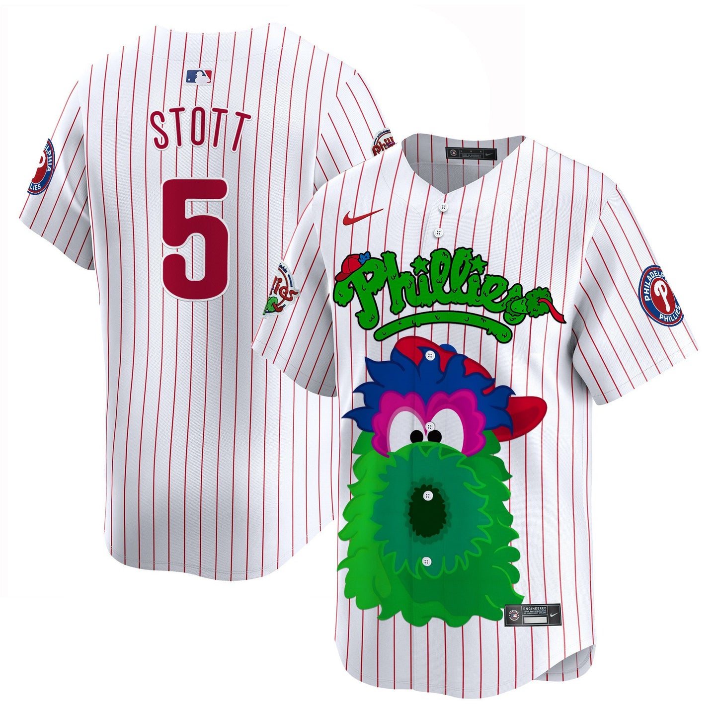 Phillies Phanatic Vapor Premier Limited Jersey V2- Printed