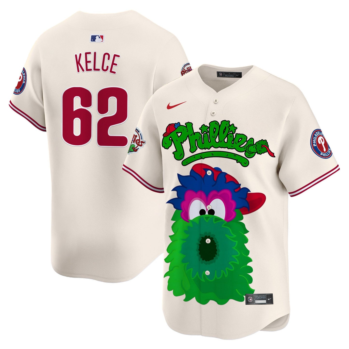 Phillies Phanatic Vapor Premier Limited Jersey V2- Printed