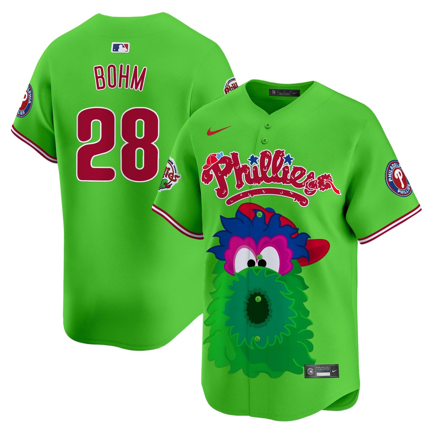 Phillies Phanatic Vapor Premier Limited Jersey V2- Printed