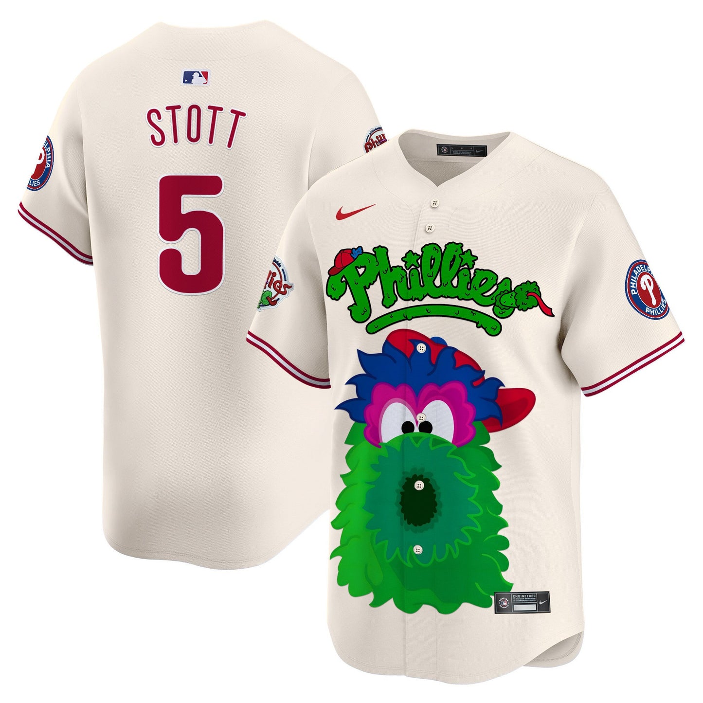 Phillies Phanatic Vapor Premier Limited Jersey V2- Printed