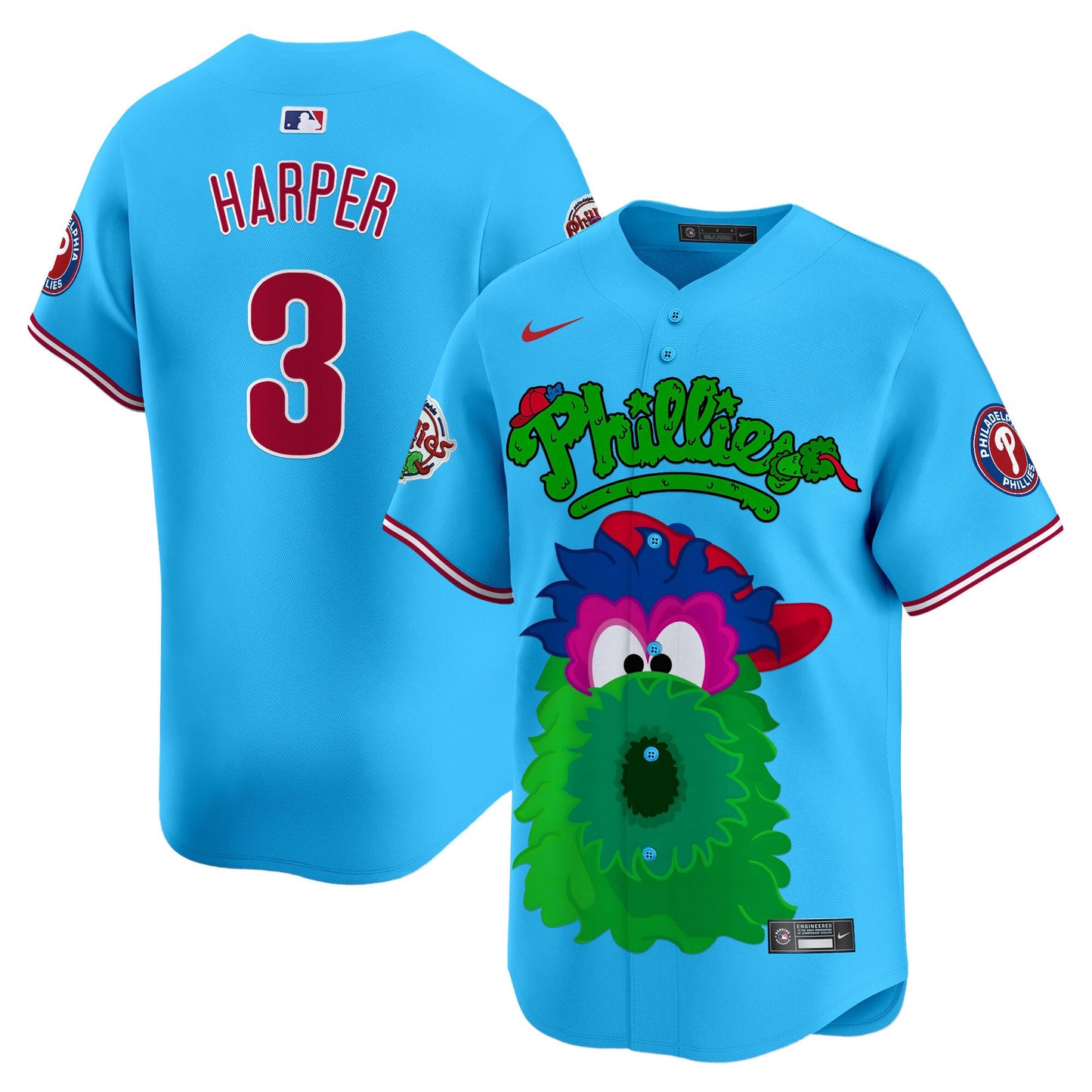 Phillies Phanatic Vapor Premier Limited Jersey V2- Printed