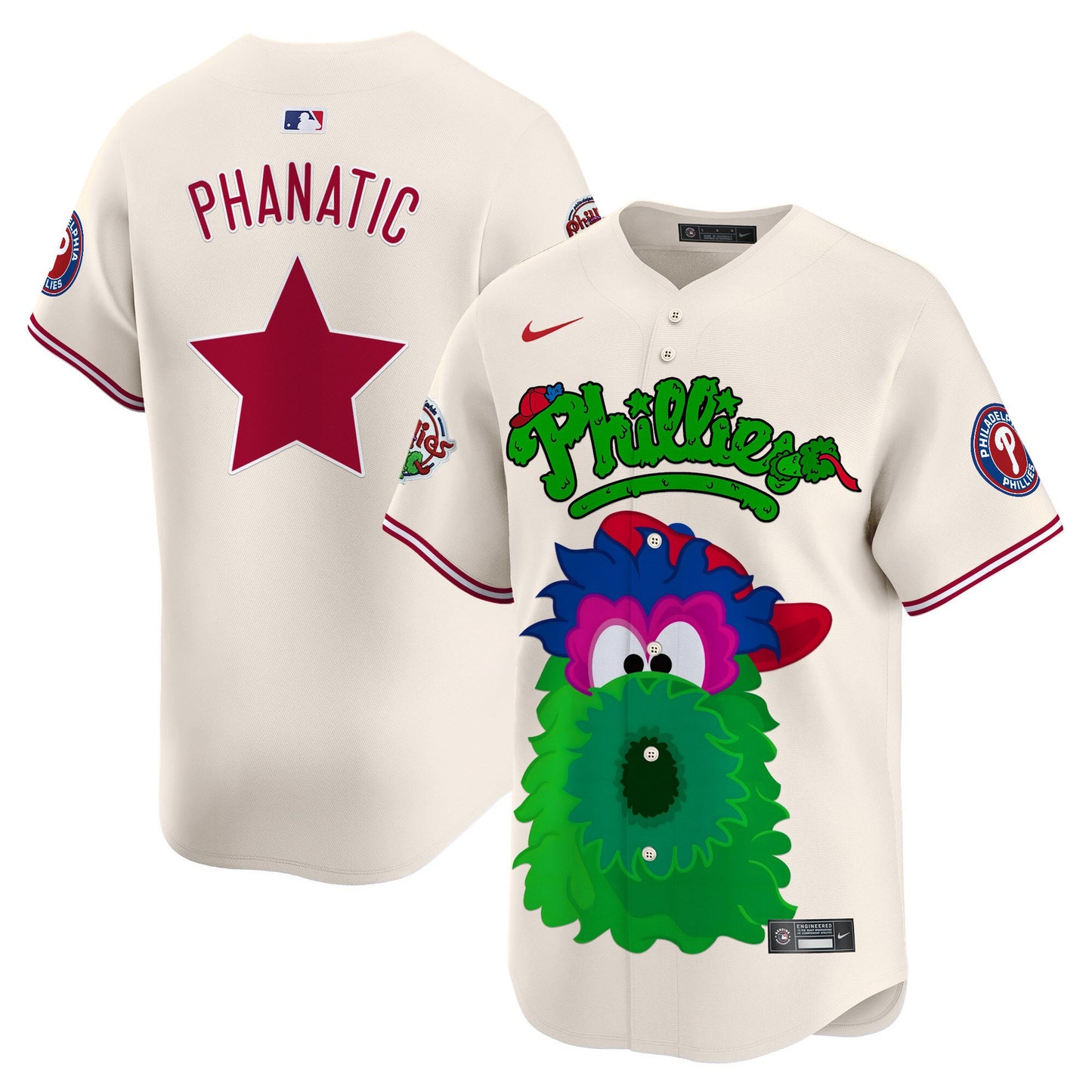 Phillies Phanatic Vapor Premier Limited Jersey V2- Printed