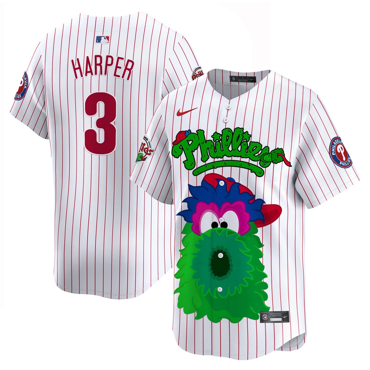 Phillies Phanatic Vapor Premier Limited Jersey V2- Printed