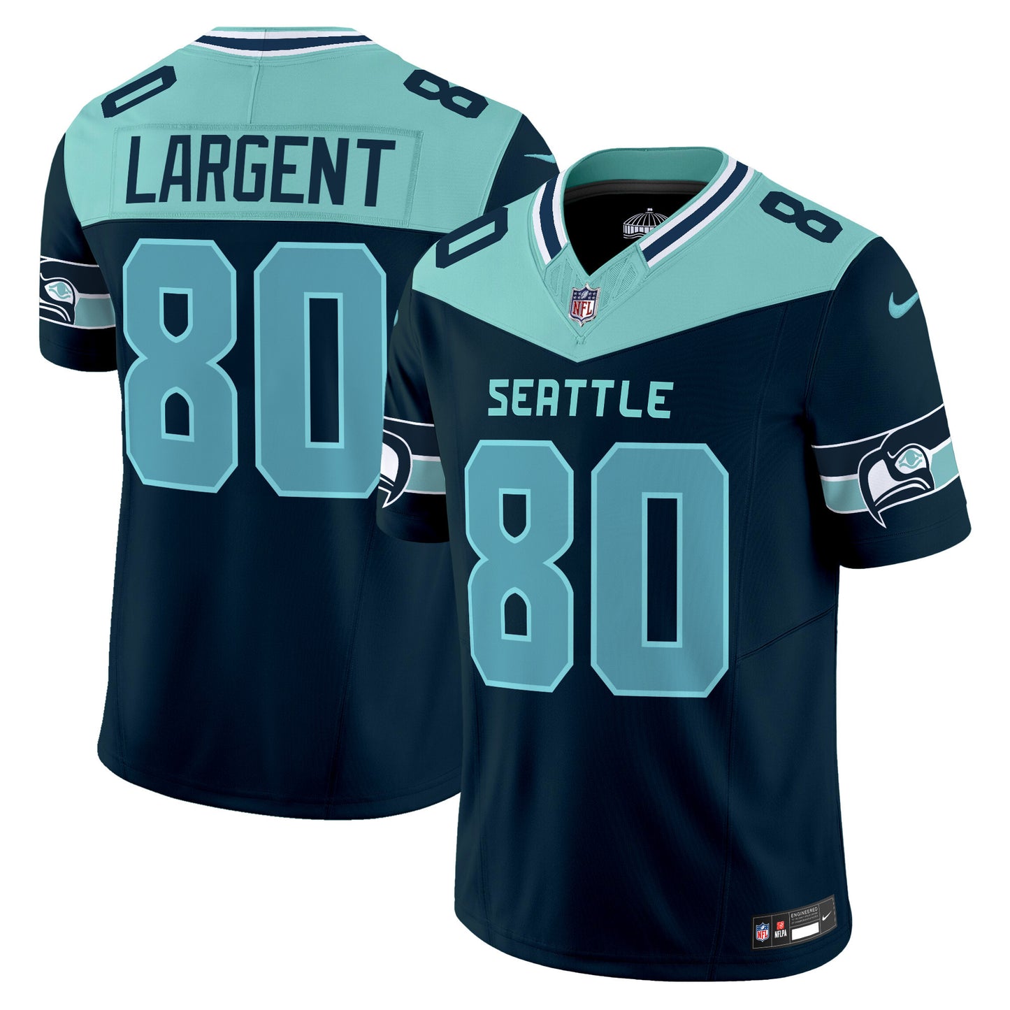 Seahawks Seattle City Vapor Limited Jersey - All Stitched