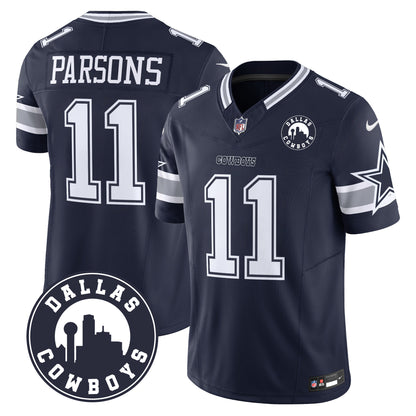 Dallas Cowboys City Patch Vapor Limited Jersey - All Stitched