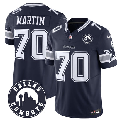 Dallas Cowboys City Patch Vapor Limited Jersey - All Stitched