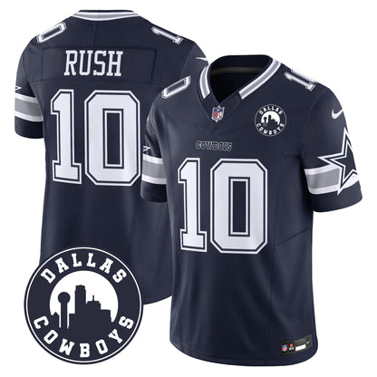 Dallas Cowboys City Patch Vapor Limited Jersey - All Stitched