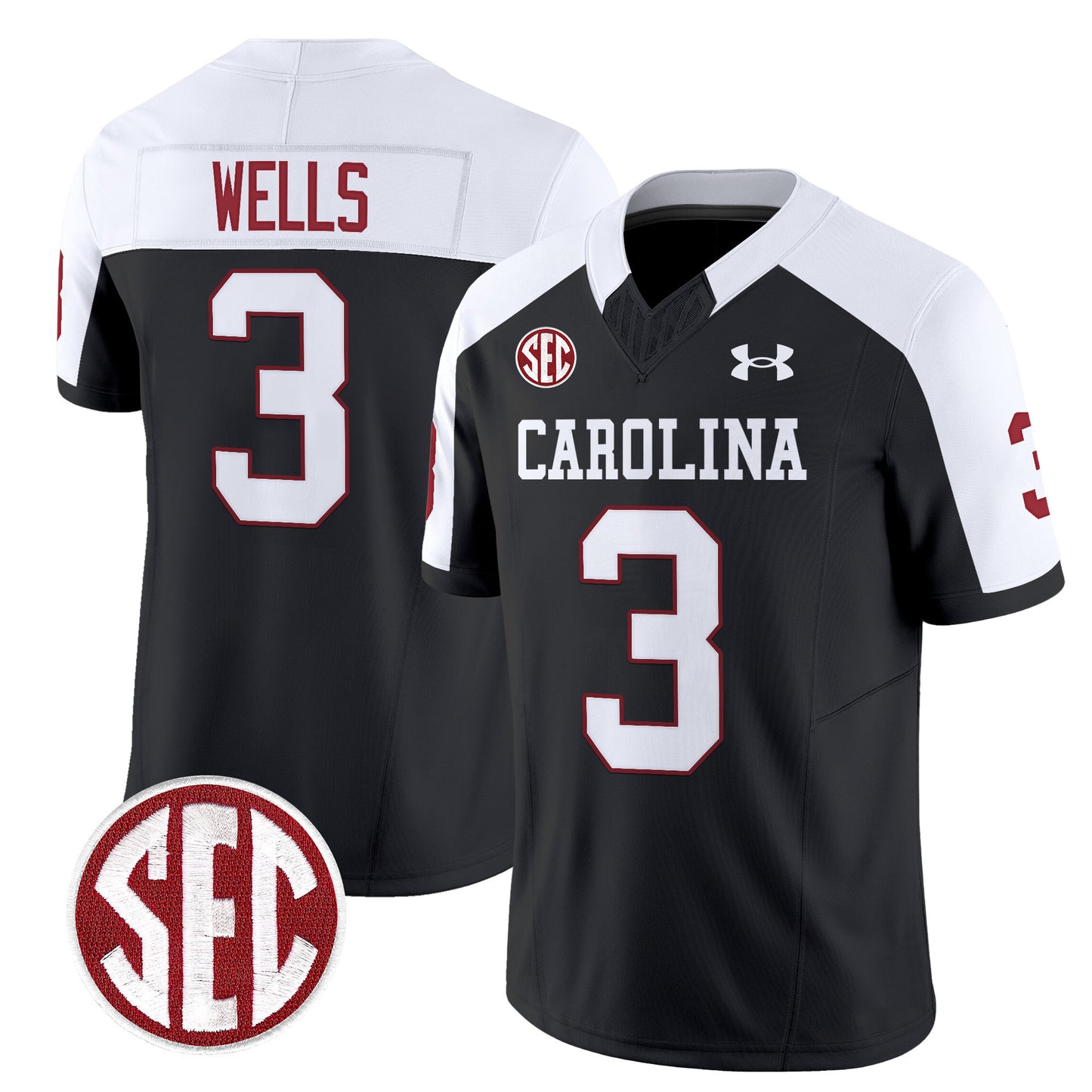 South Carolina Gamecocks 1980 Throwback Vapor Limited Jersey - All Stitched