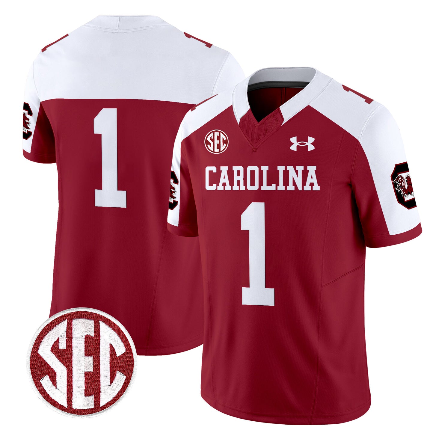 South Carolina Gamecocks 1980 Throwback Vapor Limited Jersey V2 - All Stitched