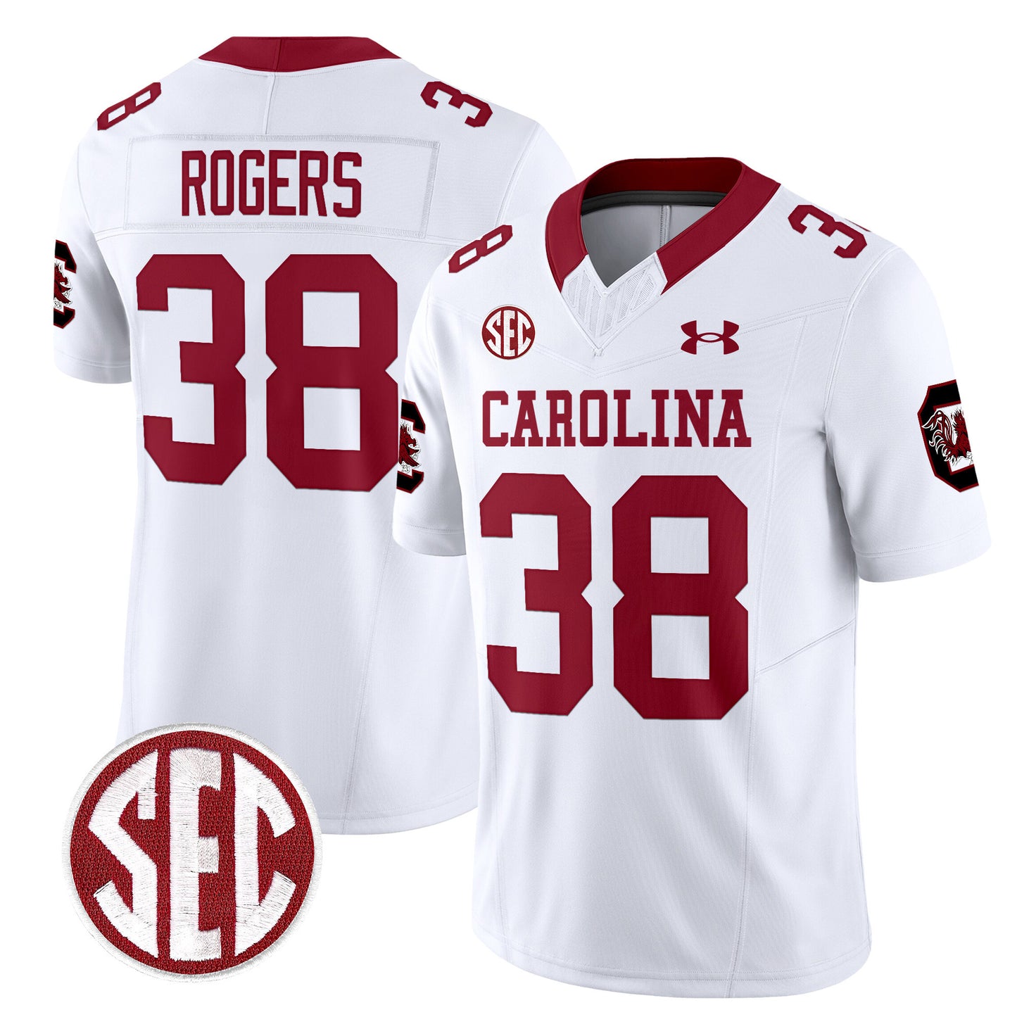 South Carolina Gamecocks 1980 Throwback Vapor Limited Jersey V2 - All Stitched