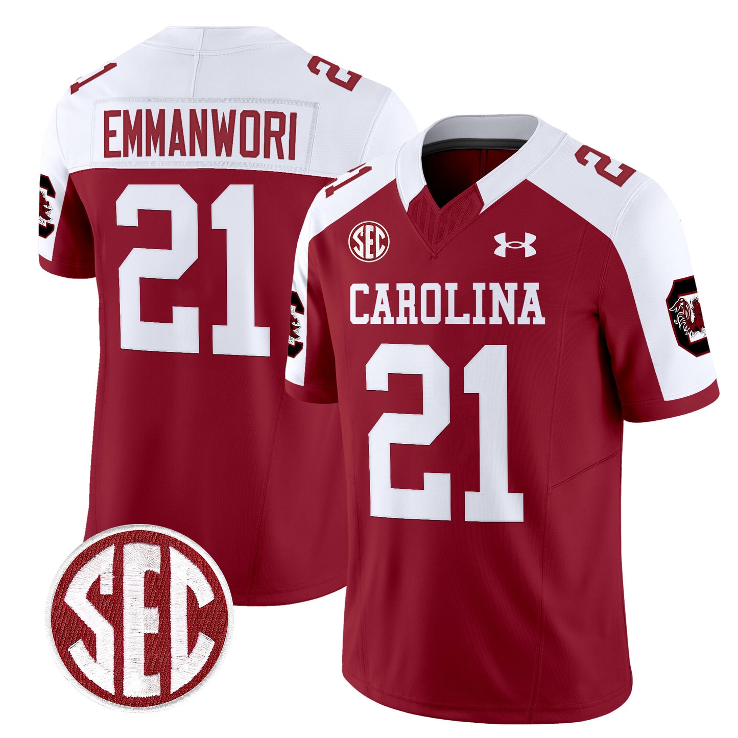 South Carolina Gamecocks 1980 Throwback Vapor Limited Jersey V2 - All Stitched