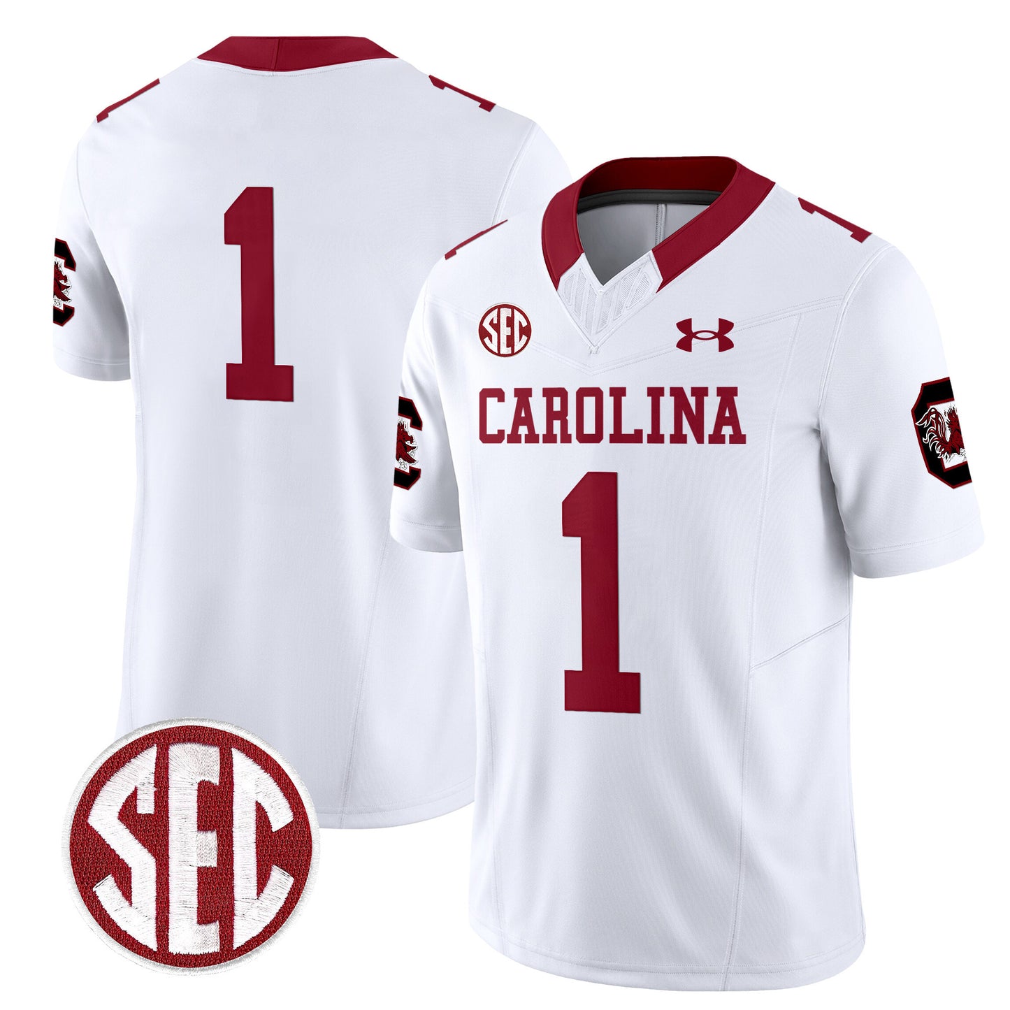 South Carolina Gamecocks 1980 Throwback Vapor Limited Jersey V2 - All Stitched