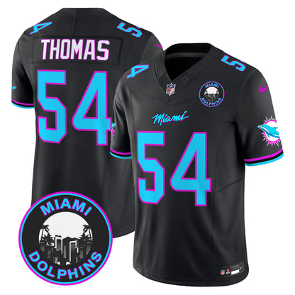 Dolphins Miami Vice Vapor Limited Jersey V3 - All Stitched