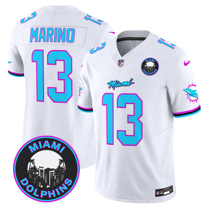 Dolphins Miami Vice Vapor Limited Jersey V3 - All Stitched