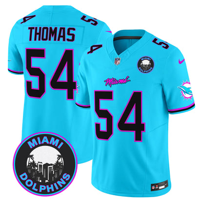 Dolphins Miami Vice Vapor Limited Jersey V3 - All Stitched