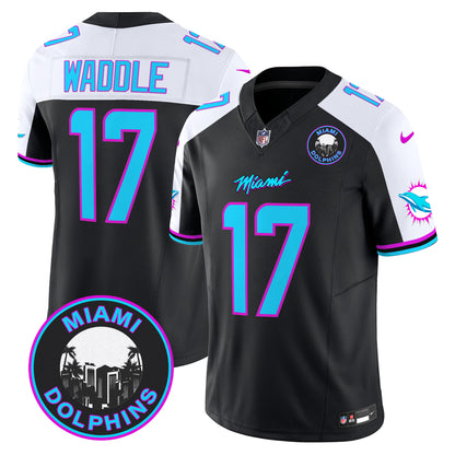 Dolphins Miami Vice Vapor Limited Jersey V3 - All Stitched