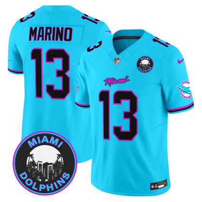 Dolphins Miami Vice Vapor Limited Jersey V3 - All Stitched