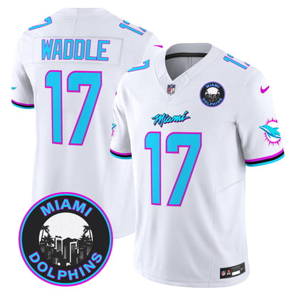 Dolphins Miami Vice Vapor Limited Jersey V3 - All Stitched