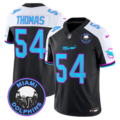 Dolphins Miami Vice Vapor Limited Jersey V3 - All Stitched